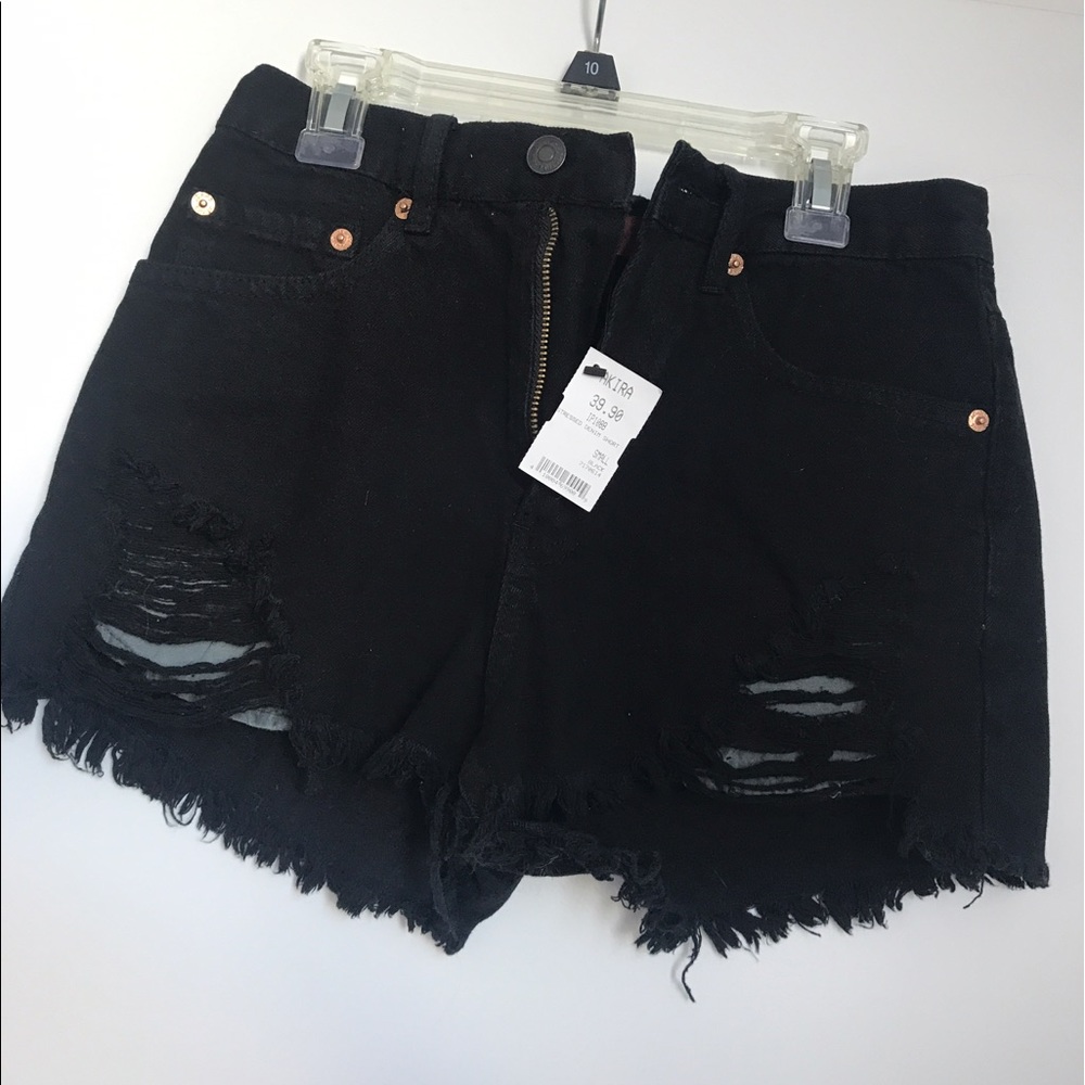 Denim shorts